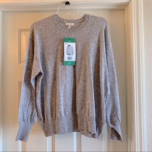 XL Ella Moss Balloon Sleeve Sweater